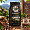 DakViet Premium Vietnamese Coffee 100% DakLak Robusta Whole Bean Dark Roast 500g